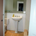 Bathroom 3 Tile with Pedestal Sink